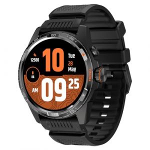 Ticwatch Atlas Smartwatch para Hombres Reloj Inteligente con Sistema operativo Android Wear para Exteriores Batería de 90 Horas Más de 110 Modos de Entrenamiento Mapa de Calor Detección de caídas