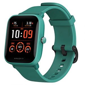 Amazfit Bip U Pro Smart Watch Reloj Inteligente con GPS Incorporado 60+ Modos Deportivos 5 ATM Fitness Tracker Oxígeno Sangre Frecuencia cardíaca Monitor de sueño y estrés 1.43 "Pantalla táctil Verde