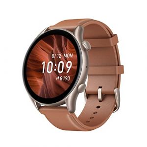 Amazfit Las 12 mejores zapatillas de gimnasio para tus entrenamientos de alta intensidad 2024 46mm Smartwatch Pantalla AMOLED Frecuencia Cardíaca Sueño Estrés Monitorización de SpO2 Reloj Deportivo con 150 Modos Deportivos GPS Llamadas Bluetooth Control de Música Alexa