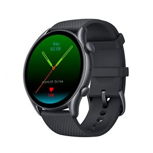 Amazfit Las 12 mejores zapatillas de gimnasio para tus entrenamientos de alta intensidad 2024 46mm Smartwatch Pantalla AMOLED Frecuencia Cardíaca Sueño Estrés Monitorización de SpO2 Reloj Deportivo con 150 Modos Deportivos GPS Llamadas Bluetooth Control de Música Alexa