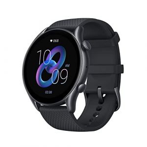 Amazfit Las 12 mejores zapatillas de gimnasio para tus entrenamientos de alta intensidad 2024 46mm Smartwatch Deportivo Pantalla AMOLED Frecuencia Cardíaca Sueño Estrés Monitorización de SpO2 150+ Modo- Deportivo GPS Bluetooth Llamadas Control de Música Alexa Negro