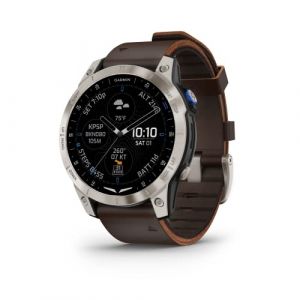 Garmin D2? Mach 1 Reloj Inteligente de Aviador con Correa de Cuero marrón Oxford NÚMERO DE Referencia 010-02582-55