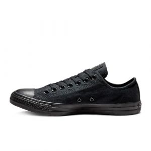 Converse Chuck Taylor All Star Low Black Canvas Trainers-UK 6