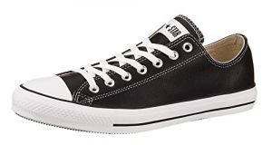 converse All-Star 132174C Mandriles de Cuero CT AS OX clásico Lea Negro Negro