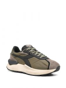 Diadora Heritage Zapatos Mercury Elite 180469 Sneaker Casual Unisex Mezcla Piel Negro/Blanco