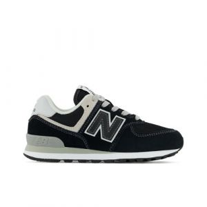 New Balance Niños 574 Core en Negro/Blanca