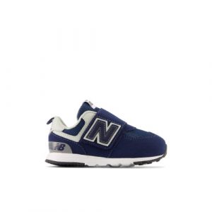 New Balance Niños 574 NEW-B Hook & Loop en Azul/Blanca