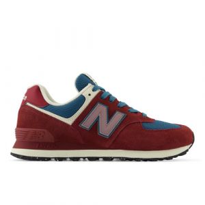 New Balance Unisex 574 en Roja/Azul