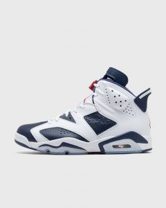 Jordan AIR hare jordan 6 RETRO "White And Midnight Navy" men Basketball|High-& Midtop blue|white tamaño:46