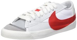 NIKE - Buty Blazer Low '77 Jumbo - DQ8769100 - El Color: Blanco-Rojos-Grises - Talla: 42.5 EU