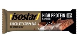 Isostar barritas energeticas altas en proteinas 30 choco crujientes por unidad