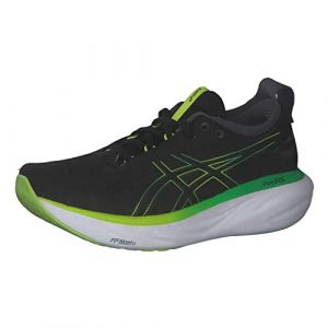 ASICS Nimbus 25 Zapatillas de Carretera para Hombre Negro Verde 41.5 EU