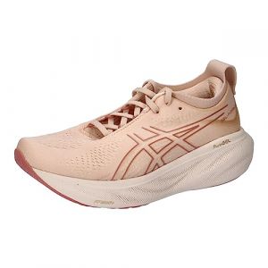 ASICS Nimbus 25 Mujer Zapatos para Correr Rosa Beige