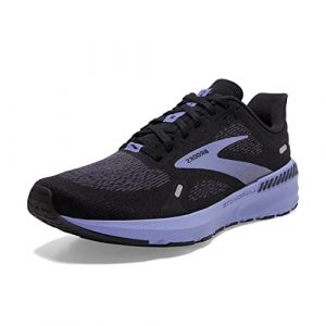 zapatillas de running Brooks mujer voladoras apoyo talón maratón talla 40 Black/Ebony/Purple 12 D - Wide