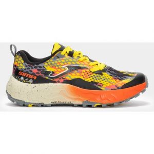 Zapatillas trail sima 25 Run mostaza