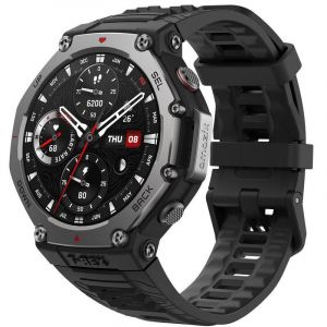 Amazfir T-Rex 3 Reloj Smartwatch AMOLED 2000nits GPS Mapas Control por Voz con IA Negro Onyx