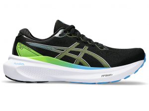 ASICS Gel - Kayano 30 Black / Electric Lime Hombre 