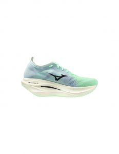 Zapatillas de running mizuno wave rebellion pro 3 verde claro