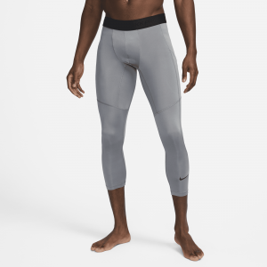 Nike Pro Mallas de fitness Dri-FIT de 3/4 - Hombre - Gris