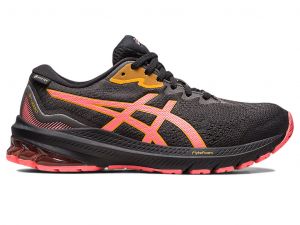 ASICS Gt - 1000 11 GTx Black / Papaya Mujer 