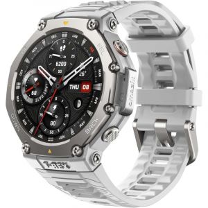 Amazfir T-Rex 3 Reloj Smartwatch AMOLED 2000nits GPS Mapas Control por Voz con IA Haze Gray