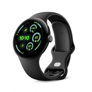 Google Pixel Watch 3 (45 mm) - Caja en Color Negro Mate - Correa en Color obsidiana - LTE