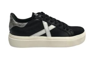 Scarpe donna Munich sneaker Rete Sky 72 pelle nero/ silver D25MU03 8085072 38