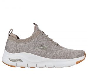 Skechers Arch Fit - Waveport en Taupe, talla 43