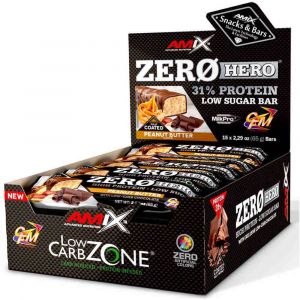 Amix Nutrition zero hero protein bar 15x65 gr barritas energéticas