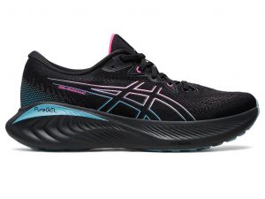 ASICS Gel - Cumulus 25 GTx Black / Hot Pink Mujer 