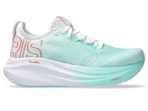ASICS Gel - Nimbus 27 Illuminate Mint / White Mujer 
