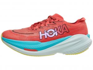 Zapatillas mujer HOKA Mach X 2 Grapefruit/Electric Coral