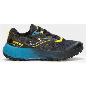Zapatillas trail sima 25 hombre negro azul