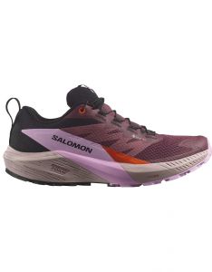 Salomon - Zapatillas de trail - Sense Ride 5 GTX W Catawba Grape/Orchid Bouquet/Cherry para Mujer 