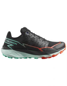Salomon - Zapatillas de trail - Thundercross Black/Cherry Tomato/Electric Green  