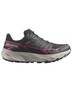 Salomon - Zapatillas de trail - Thundercross Gtx W Black/Black/Pink Glo para Mujer 