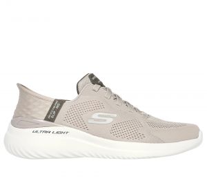 Skechers Slip-ins: Bounder 2.0 - Emerged en Taupe, talla 45, Vegan