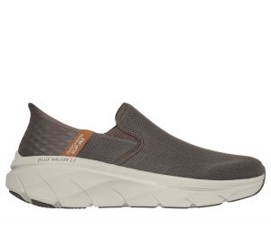 Skechers Slip-ins RF: D'Lux Walker 2.0 en Marrón, talla 49.5, Vegan