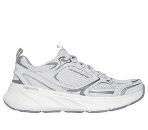 Skechers Relaxed Fit: Edgeride - Silver Eclipse en Gris, talla 39.5, Vegan