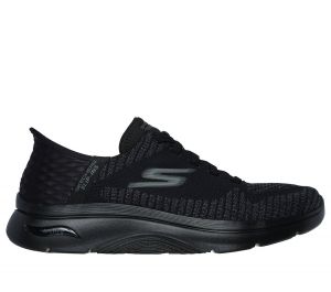 Skechers Slip-ins: GO WALK Arch Fit 2.0 - Grand en Negro, talla 46, Vegan