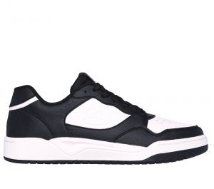 Skechers Koopa Court - Volley Low Varsity en Negro/Blanca, talla 44