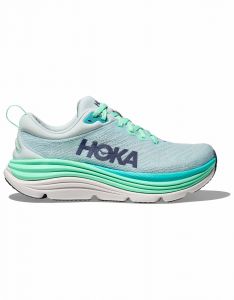 Hoka - Zapatillas de running - Gaviota 5 W Snow Melt/Cielo Blue para Mujer 