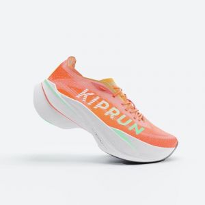 Zapatillas running con placa de carbono Hombre - KIPRUN KD900X LD+ naranja