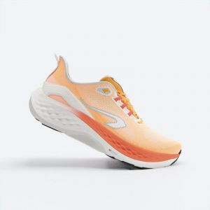 Zapatillas running carretera hombre - Kiprun KS900 Support amarillo y rojo