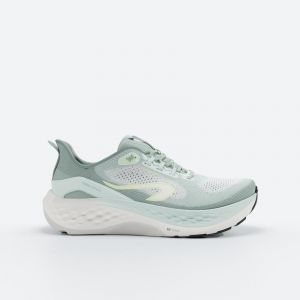 Zapatillas running carretera mujer - Kiprun KS900 Support verde y caqui