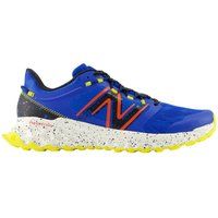 Zapatillas New Balance Fresh Foam Garoe Azul Oasis Negro Amarillo Trail Running Mtgarory