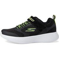 Zapatilla NIÑO Skechers GO RUN 405095L/BKYL CON CIERRE CORDONES ELASTICOS Y VELCRO