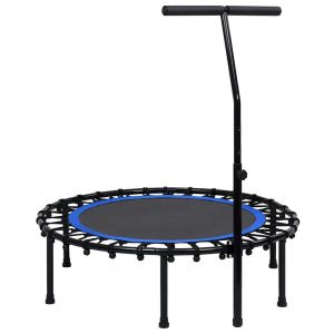 vidaXL Cama elástica fitness con asa 102 cm