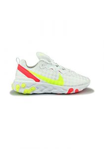 Zapatillas Nike React Element 55 Wht/Vo 40 Blanco