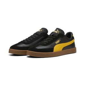PUMA Zapatillas Club II Era 42.5 Black Yellow Sizzle Gum Beige